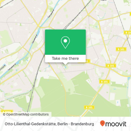Otto-Lilienthal-Gedenkstätte map