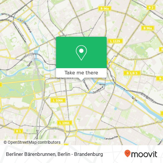 Berliner Bärenbrunnen map