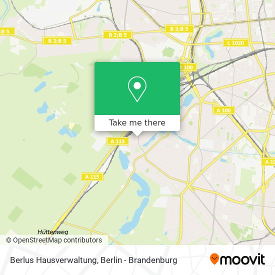 Berlus Hausverwaltung map