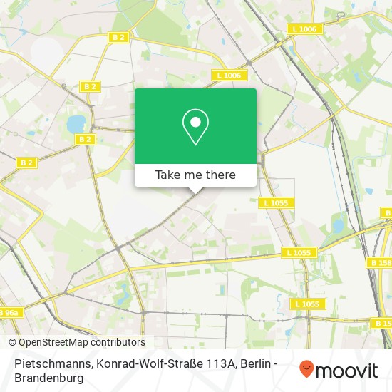 Pietschmanns, Konrad-Wolf-Straße 113A map