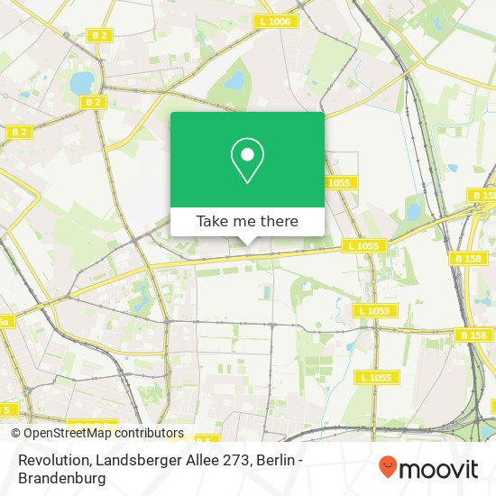 Revolution, Landsberger Allee 273 map