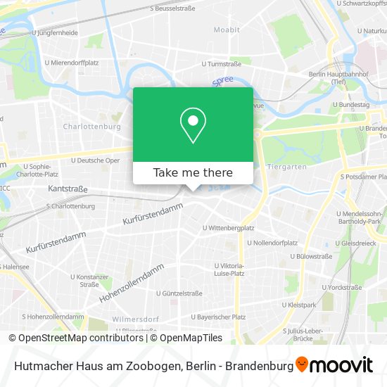 Карта Hutmacher Haus am Zoobogen