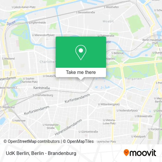 Карта UdK Berlin