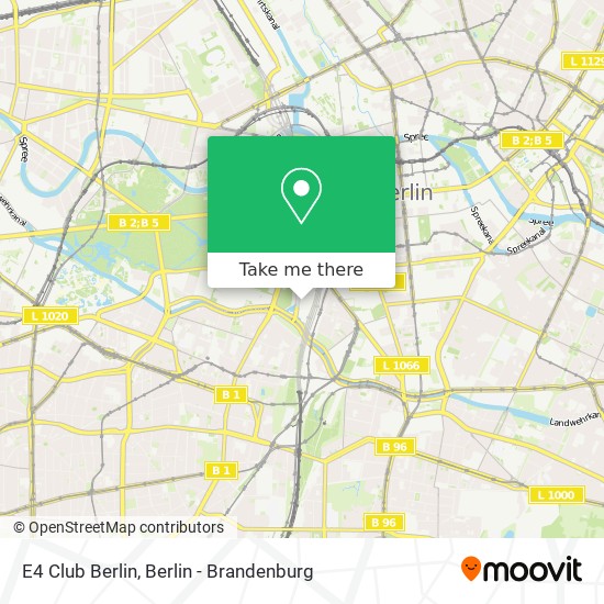 E4 Club Berlin map