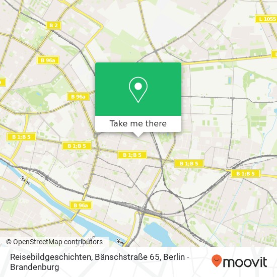 Карта Reisebildgeschichten, Bänschstraße 65