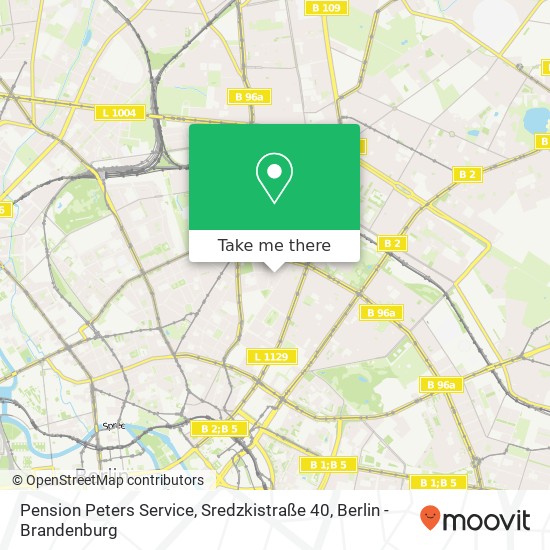 Pension Peters Service, Sredzkistraße 40 map