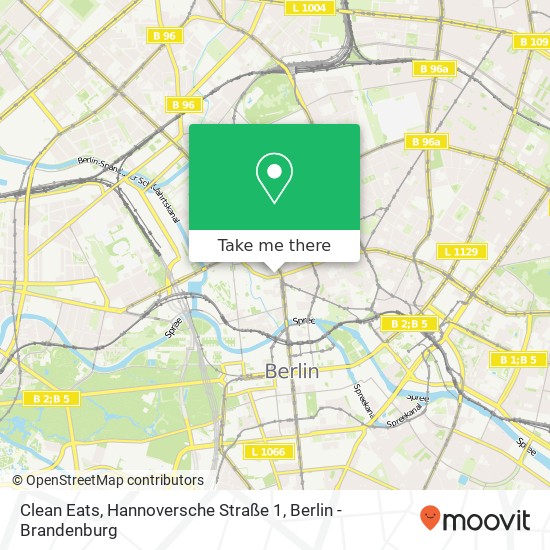 Clean Eats, Hannoversche Straße 1 map