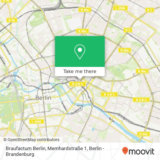 Braufactum Berlin, Memhardstraße 1 map