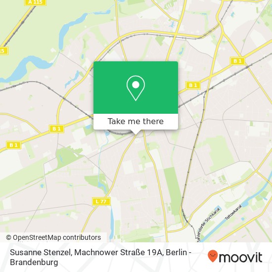 Susanne Stenzel, Machnower Straße 19A map