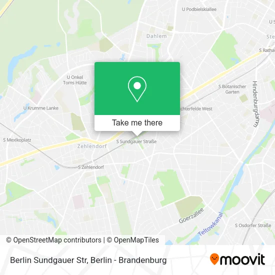 Карта Berlin Sundgauer Str