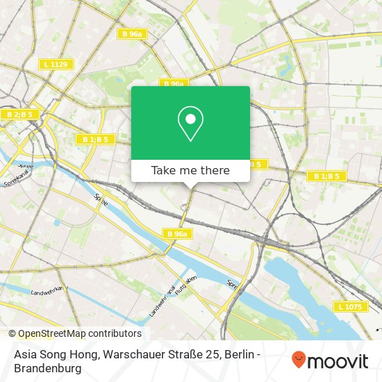 Asia Song Hong, Warschauer Straße 25 map