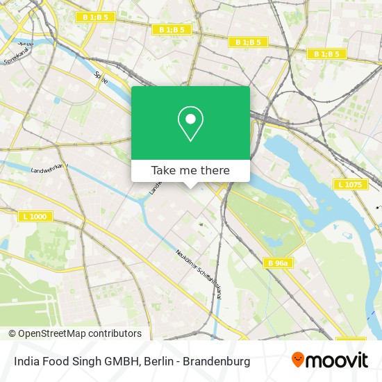 India Food Singh GMBH map