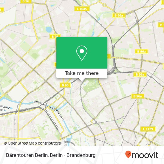 Bärentouren Berlin map