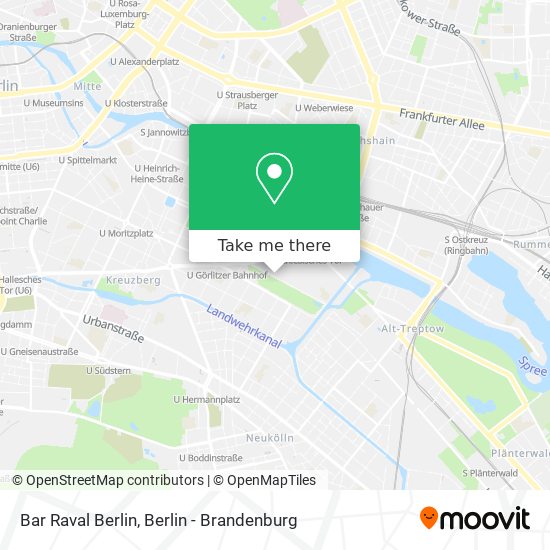 Карта Bar Raval Berlin