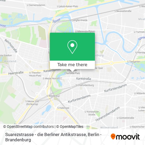 Suarezstrasse - die Berliner Antikstrasse map