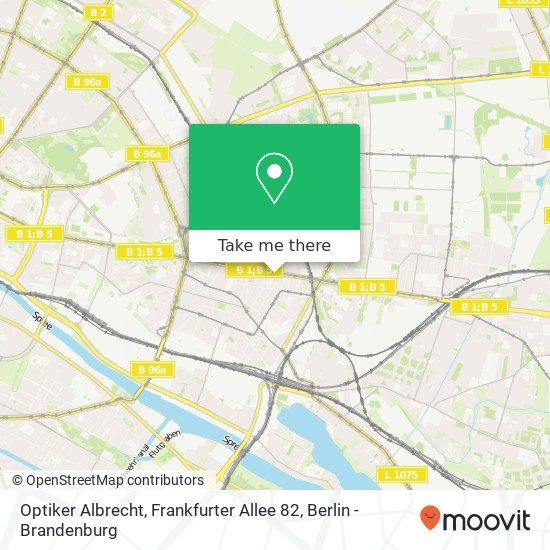 Optiker Albrecht, Frankfurter Allee 82 map