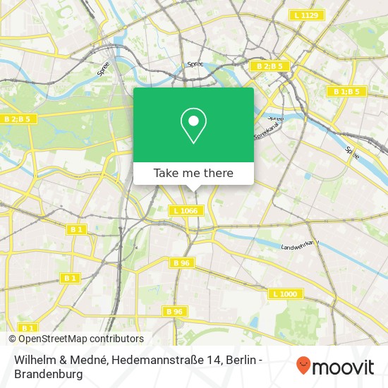 Wilhelm & Medné, Hedemannstraße 14 map