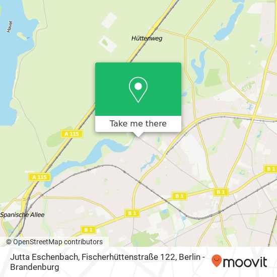Карта Jutta Eschenbach, Fischerhüttenstraße 122