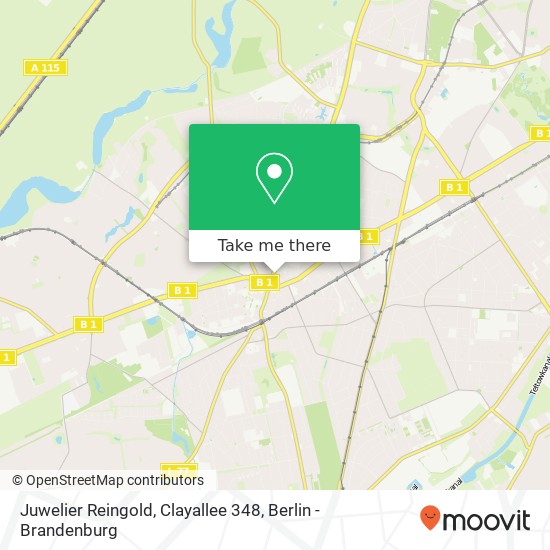 Juwelier Reingold, Clayallee 348 map