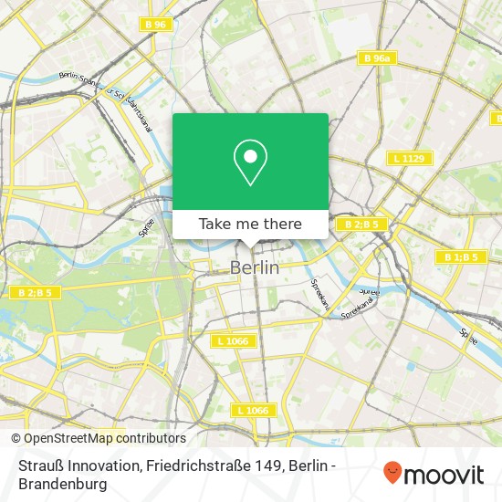 Strauß Innovation, Friedrichstraße 149 map