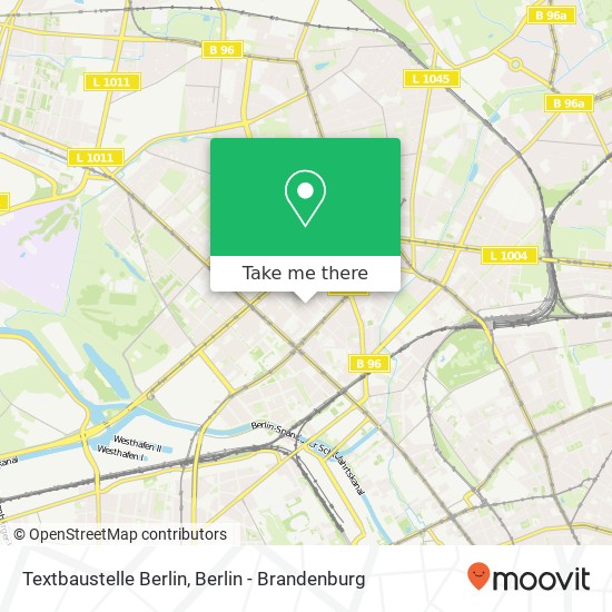 Textbaustelle Berlin map