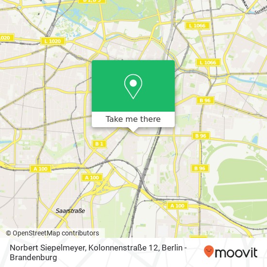 Карта Norbert Siepelmeyer, Kolonnenstraße 12