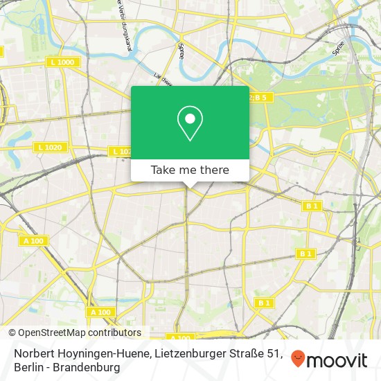 Norbert Hoyningen-Huene, Lietzenburger Straße 51 map