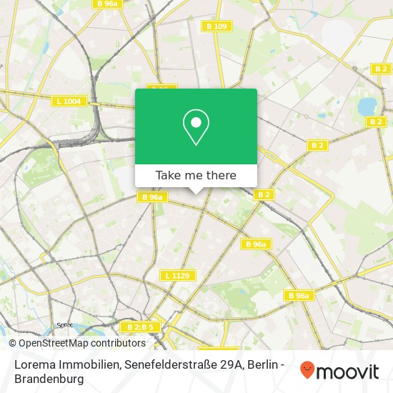 Lorema Immobilien, Senefelderstraße 29A map