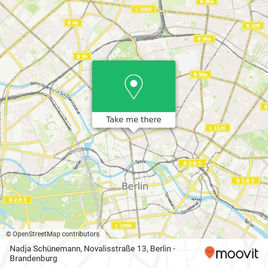 Карта Nadja Schünemann, Novalisstraße 13