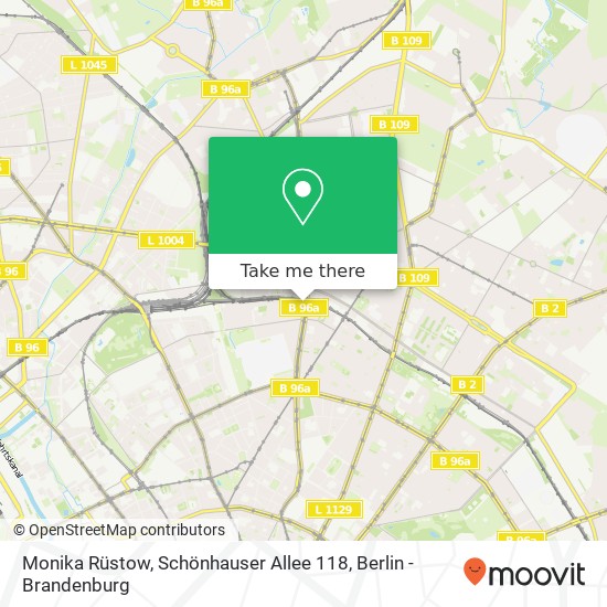 Карта Monika Rüstow, Schönhauser Allee 118