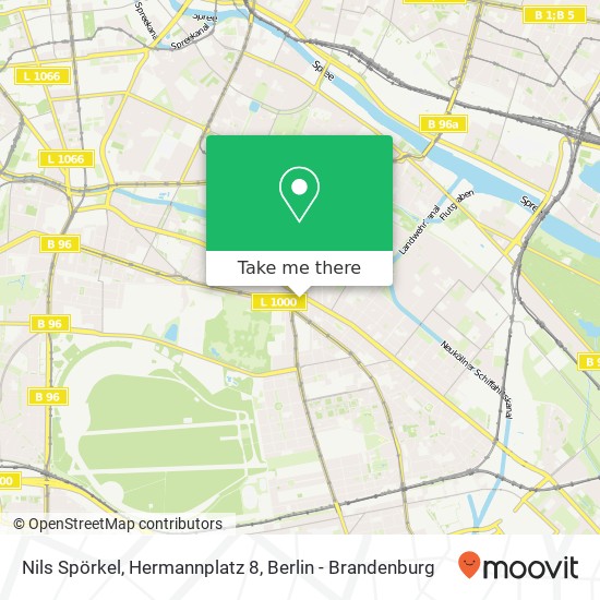 Nils Spörkel, Hermannplatz 8 map