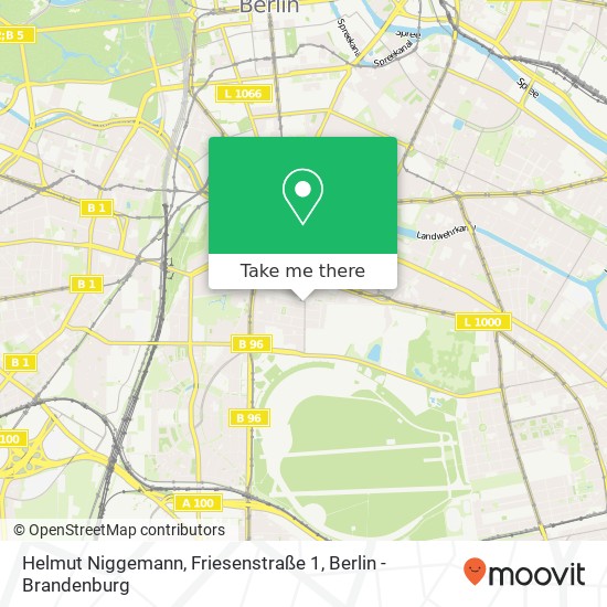 Карта Helmut Niggemann, Friesenstraße 1