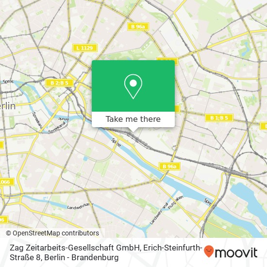 Zag Zeitarbeits-Gesellschaft GmbH, Erich-Steinfurth-Straße 8 map