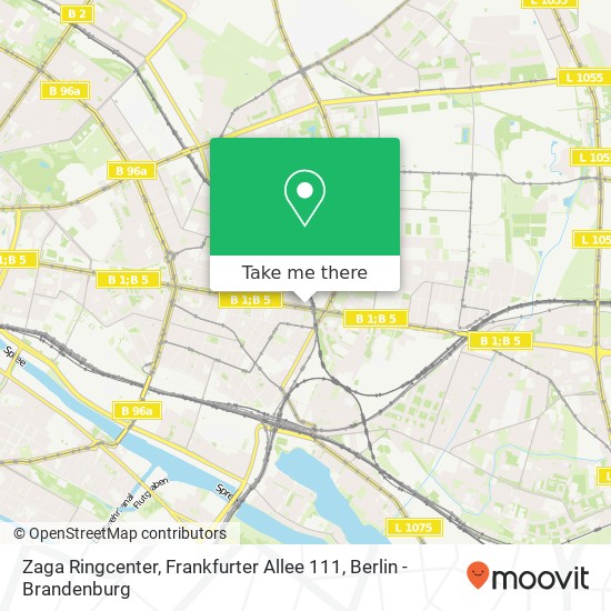 Zaga Ringcenter, Frankfurter Allee 111 map