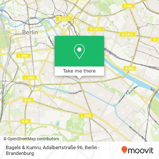 Bagels & Kumru, Adalbertstraße 96 map