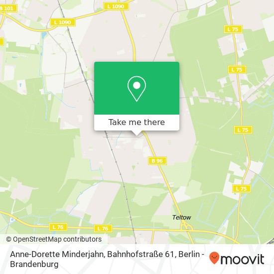 Карта Anne-Dorette Minderjahn, Bahnhofstraße 61