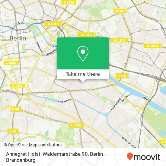 Annegret Holst, Waldemarstraße 90 map