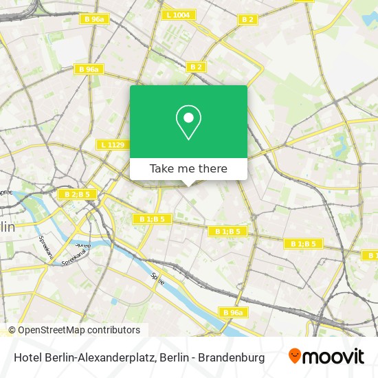 Карта Hotel Berlin-Alexanderplatz