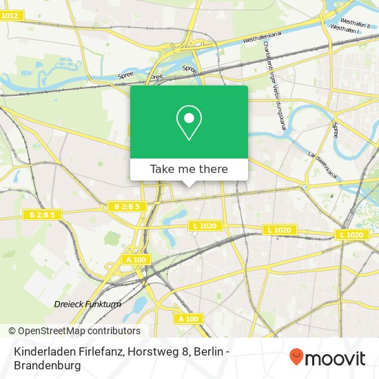Kinderladen Firlefanz, Horstweg 8 map