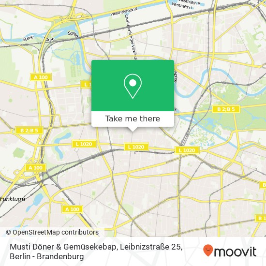 Карта Musti Döner & Gemüsekebap, Leibnizstraße 25
