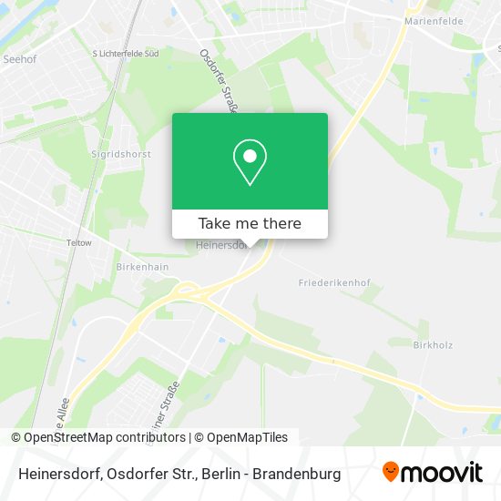 Heinersdorf, Osdorfer Str. map