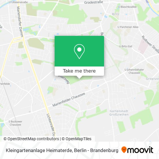 Kleingartenanlage Heimaterde map