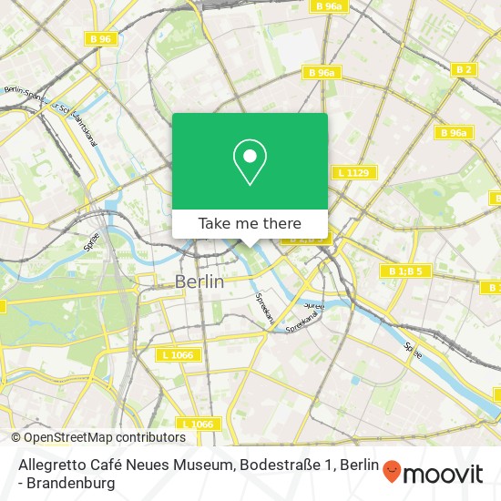 Allegretto Café Neues Museum, Bodestraße 1 map