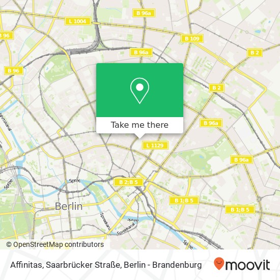 Affinitas, Saarbrücker Straße map