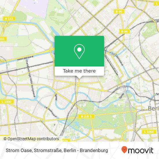 Strom Oase, Stromstraße map