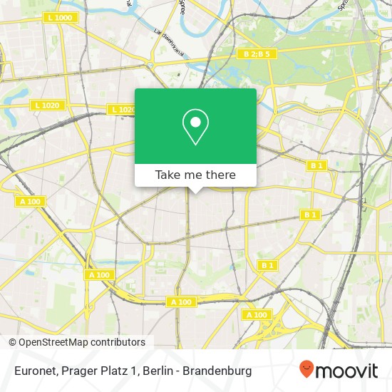 Euronet, Prager Platz 1 map