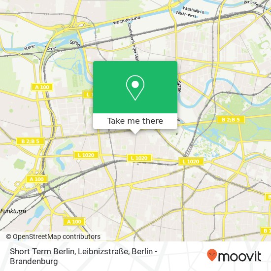 Short Term Berlin, Leibnizstraße map