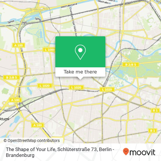 The Shape of Your Life, Schlüterstraße 73 map