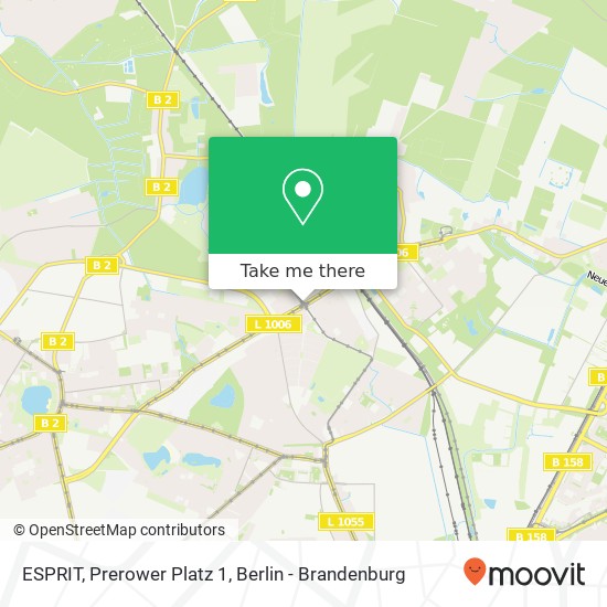 ESPRIT, Prerower Platz 1 map
