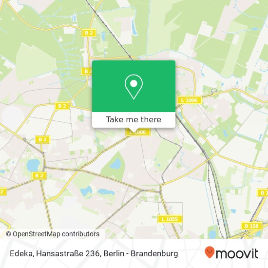 Карта Edeka, Hansastraße 236